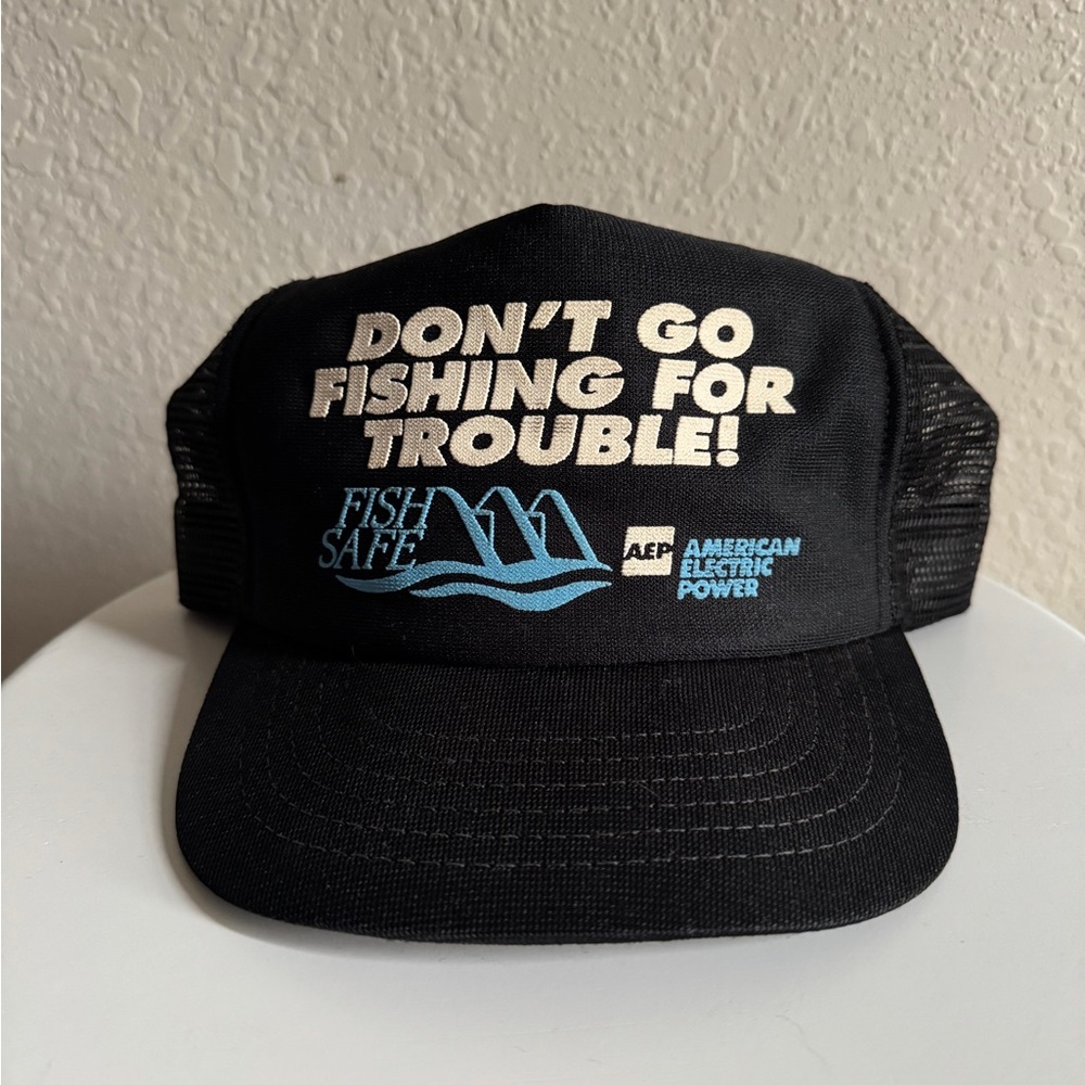 AEP promotional trucker ‘Don’t To Fishing For Trouble!’